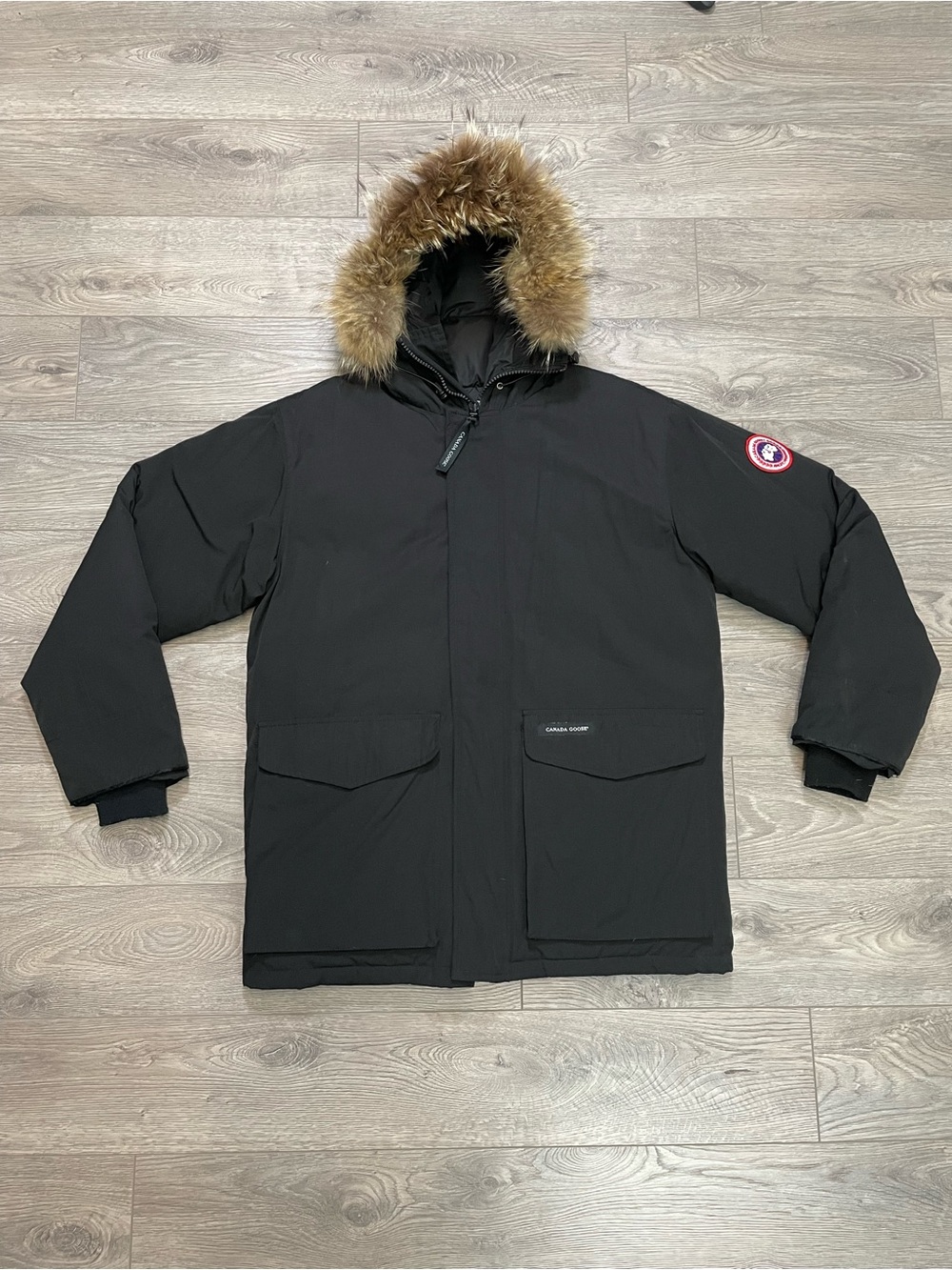 Canada Goose Citadel Parka Jacket Black 3XL Vintage Winter Down Coat Mens‎